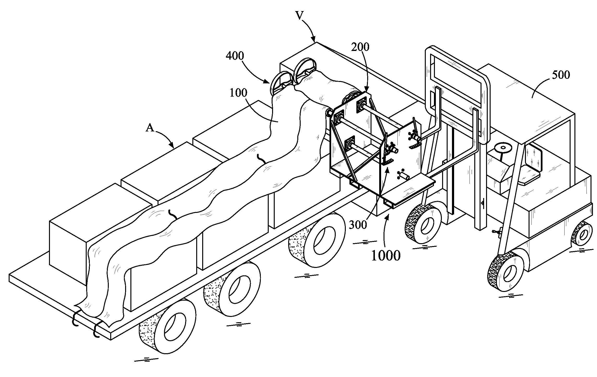 Device for applying sheet material and method thereof