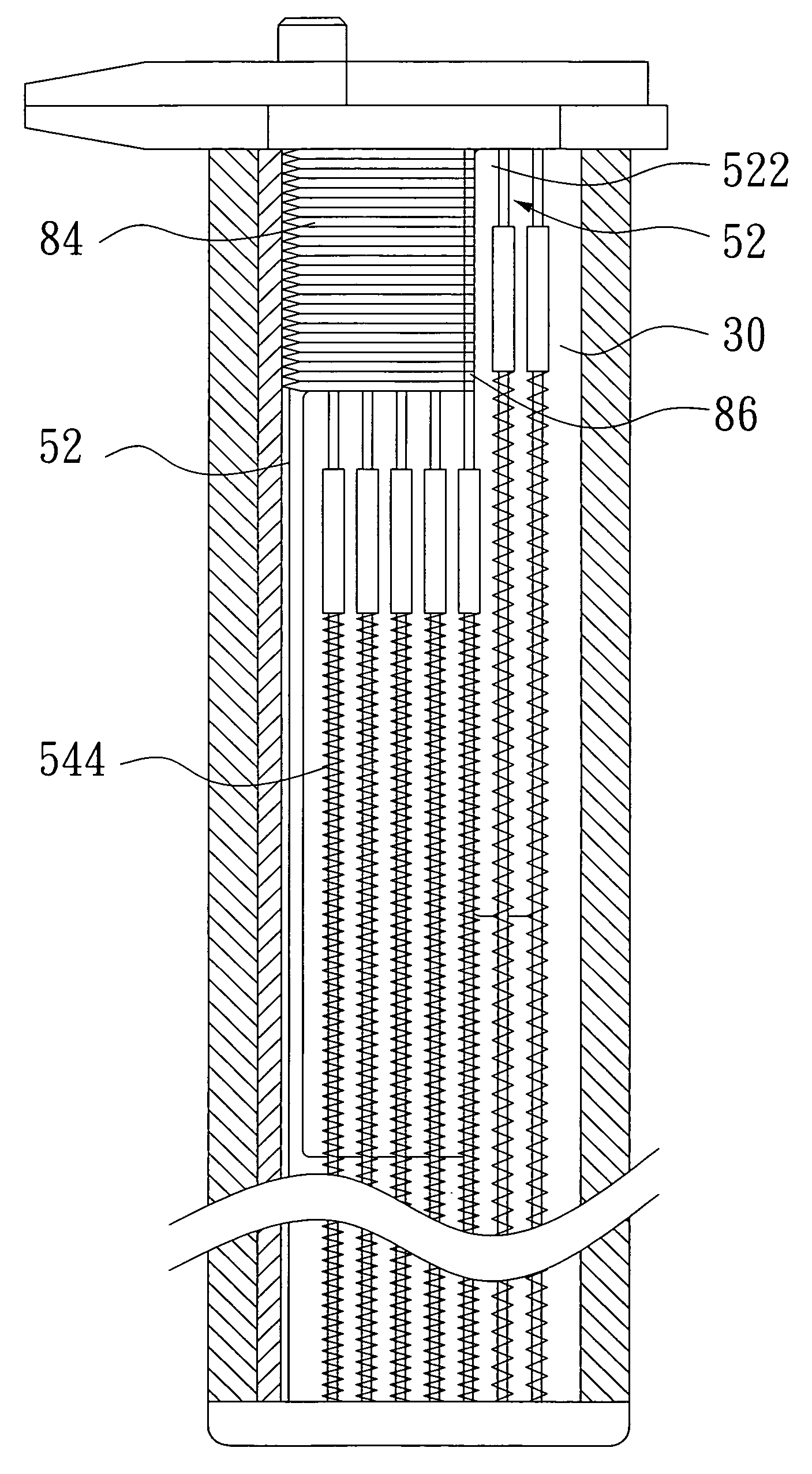 Nail magazine structure of a power nailer