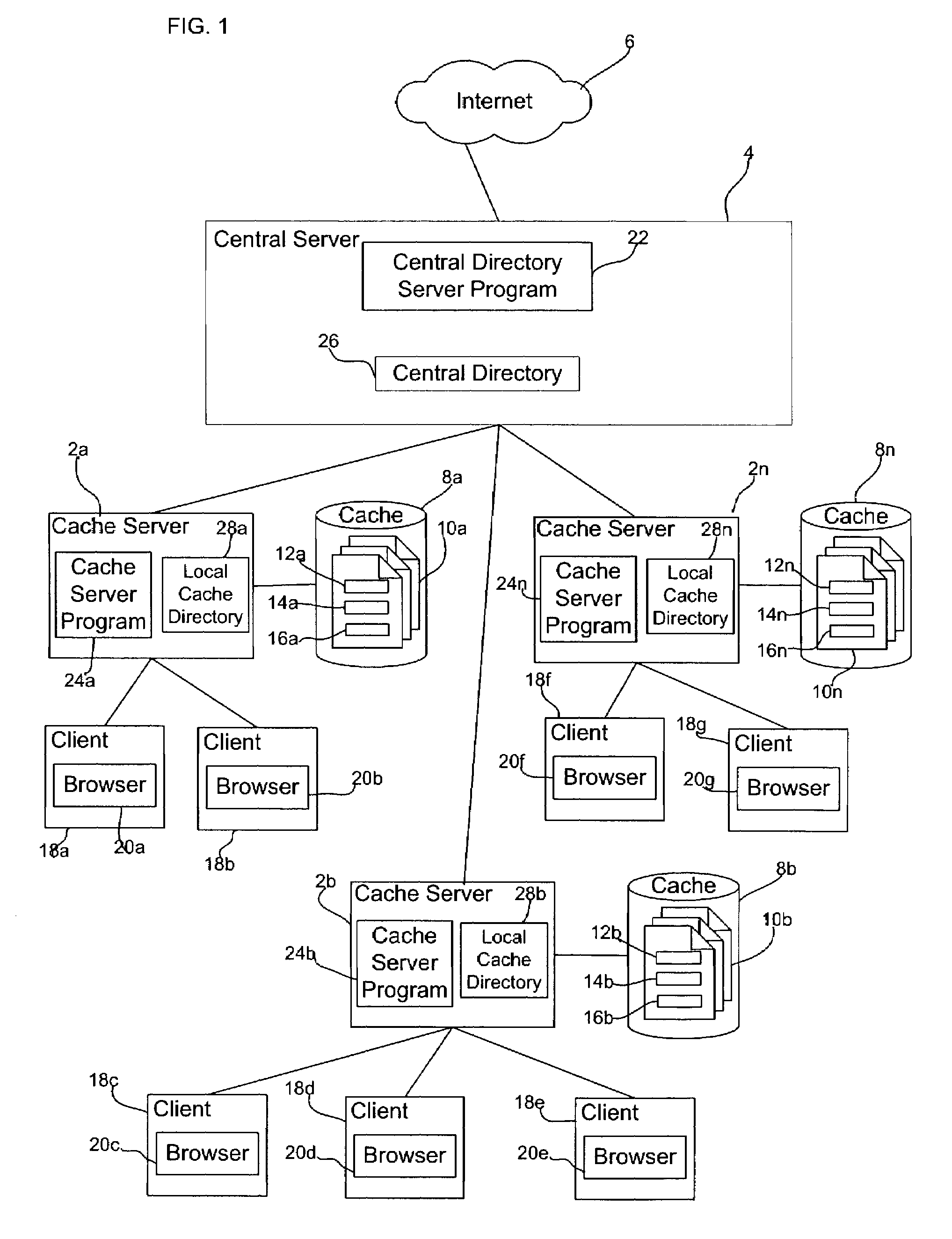 Method, system, and program for maintaining data in distributed caches