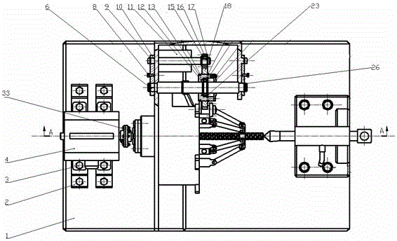 Loading experimental device for ball-rolling joint surface supporting dynamic loading