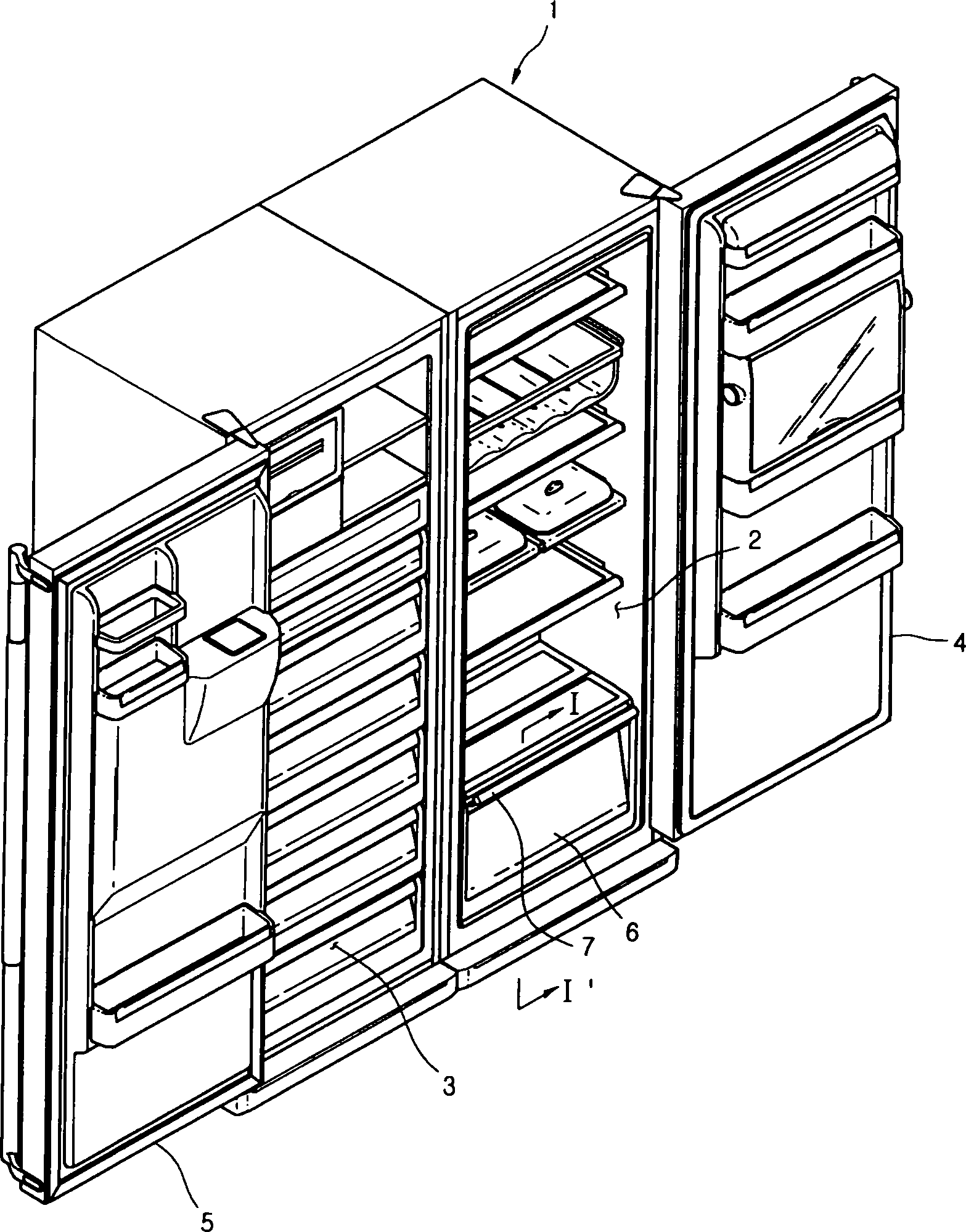 Defrosting apparatus of refrigerator
