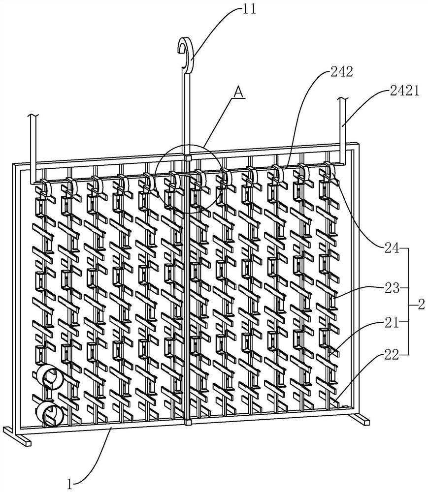 An oxidation hanger for automatic production