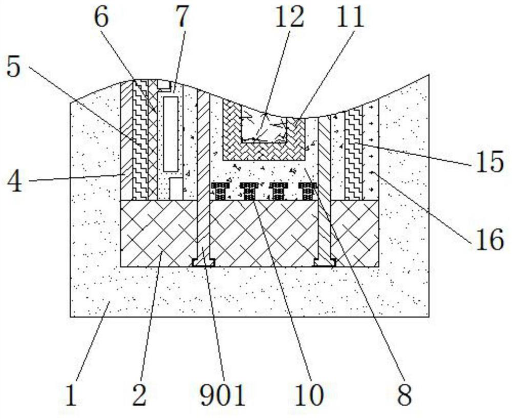 A fireproof and anti-seepage building enclosure structure and its construction method