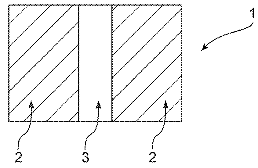 Adhesive polymer matrix for iontophoresis and device for iontophoresis including said matrix