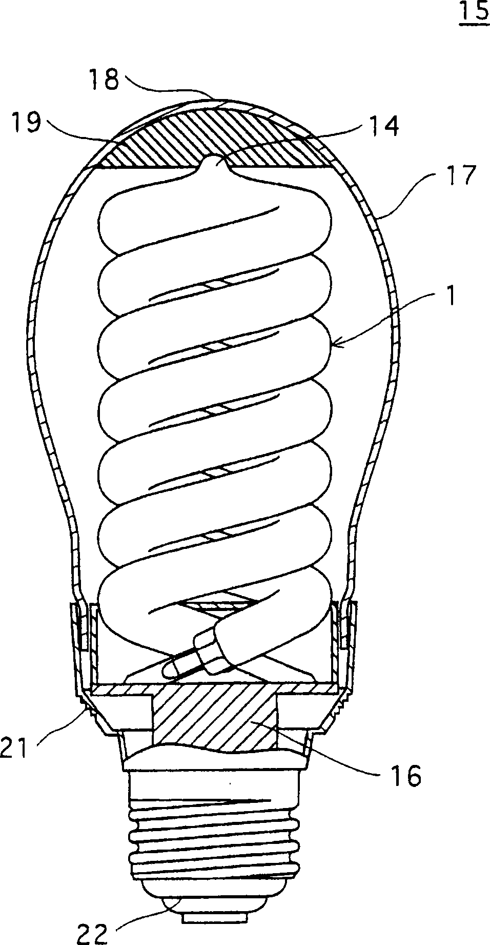 Process for producing double helical glass tube, light-emitting tube for fluorescent lamp, and fluorescent lamp