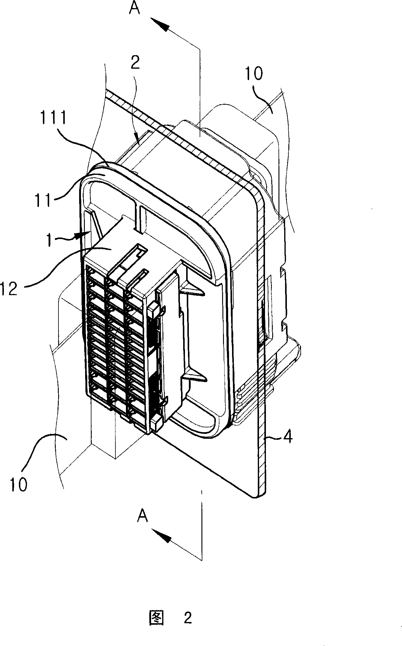 Cable connector for vehicle door