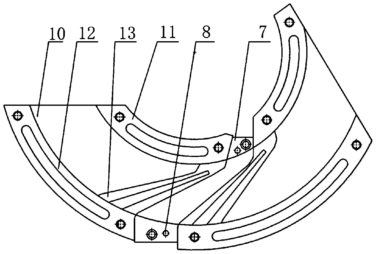 Nesting electrolytic machining fixture and method for blade trailing edge insoluble diffuser