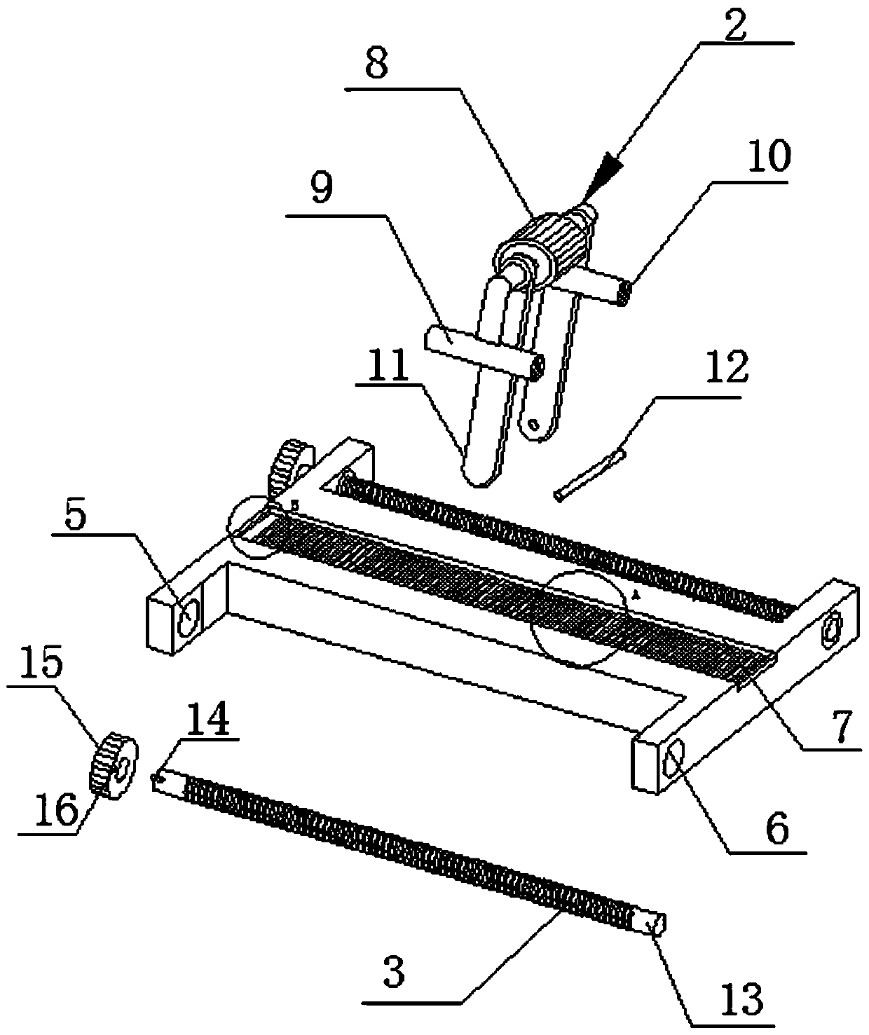 Spiral conveying beam for concrete material transportation