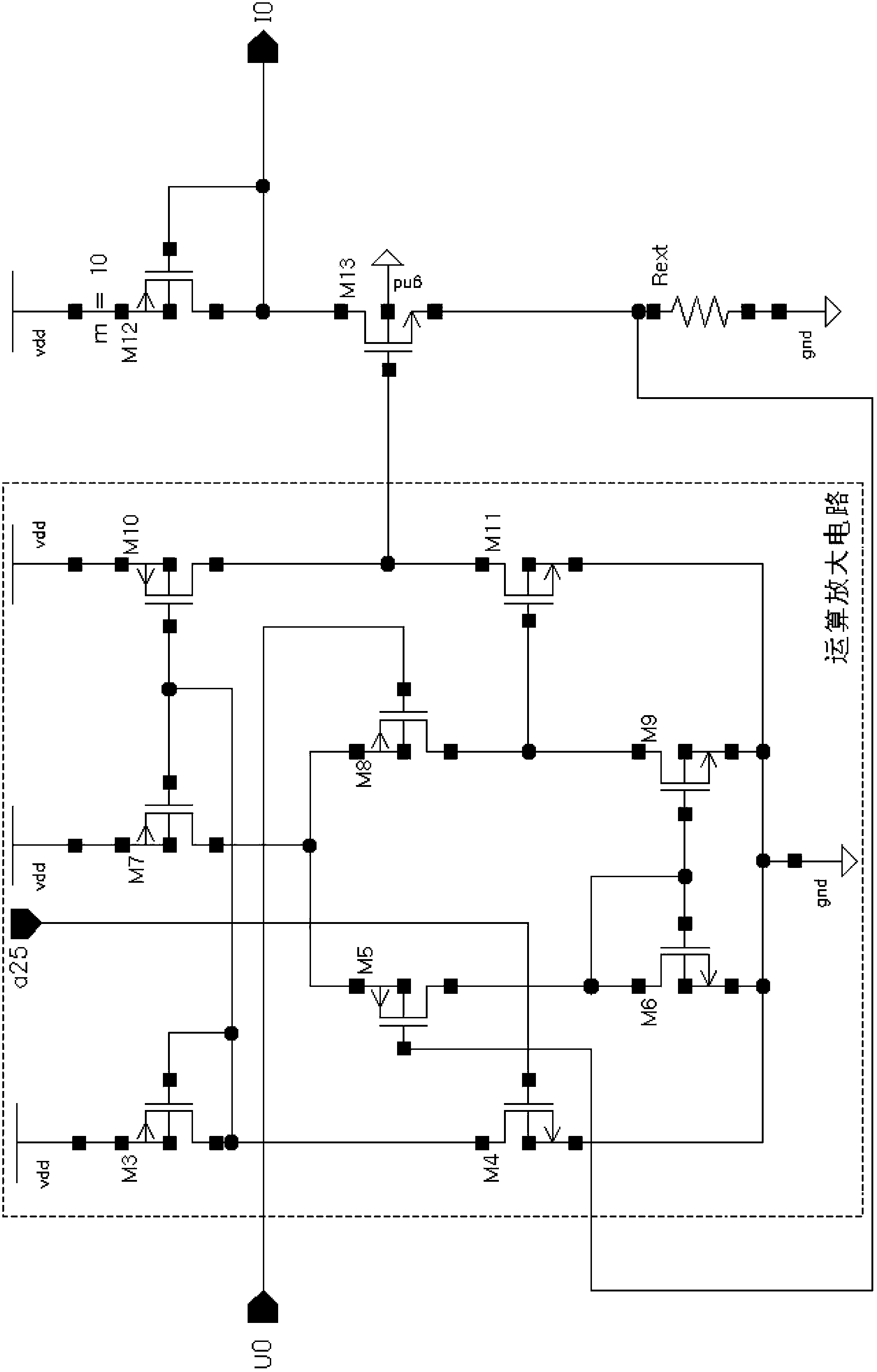 Light-emitting diode (LED) display screen constant-current driving circuit with plurality of mirror image ratios