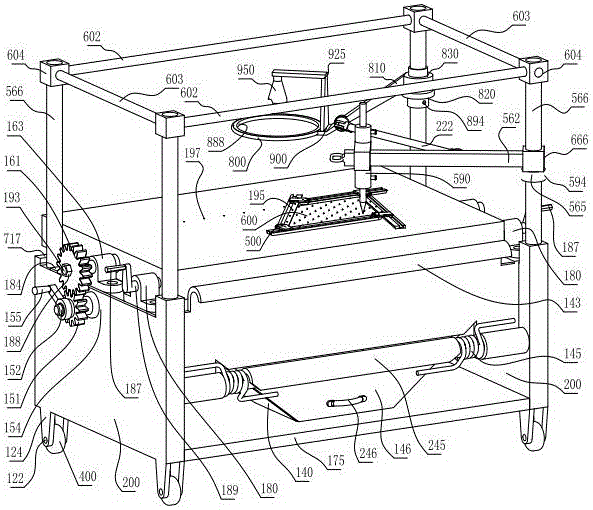Gear-aperture-linkage-camera titanium-alloy ladder-rail-corner-pressing-plate glass detecting table