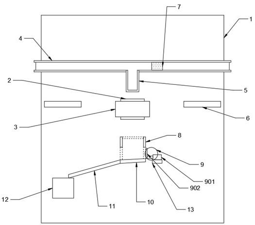 Device for heating ball head pin and use method thereof