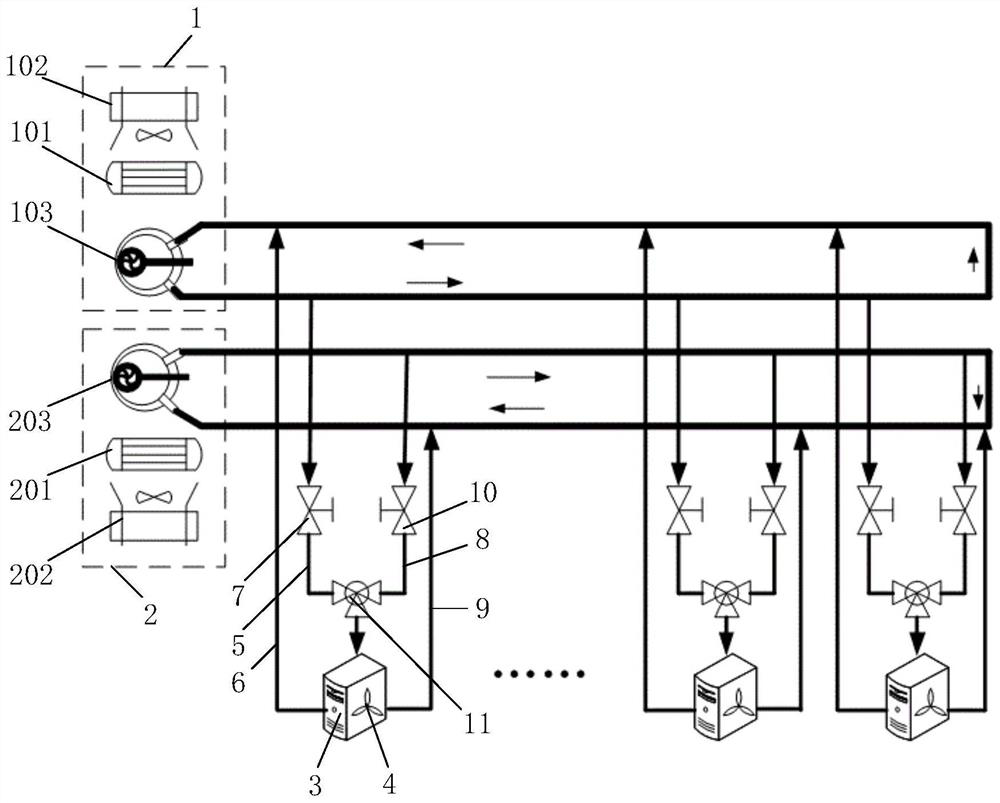 Multi-connected air conditioning system