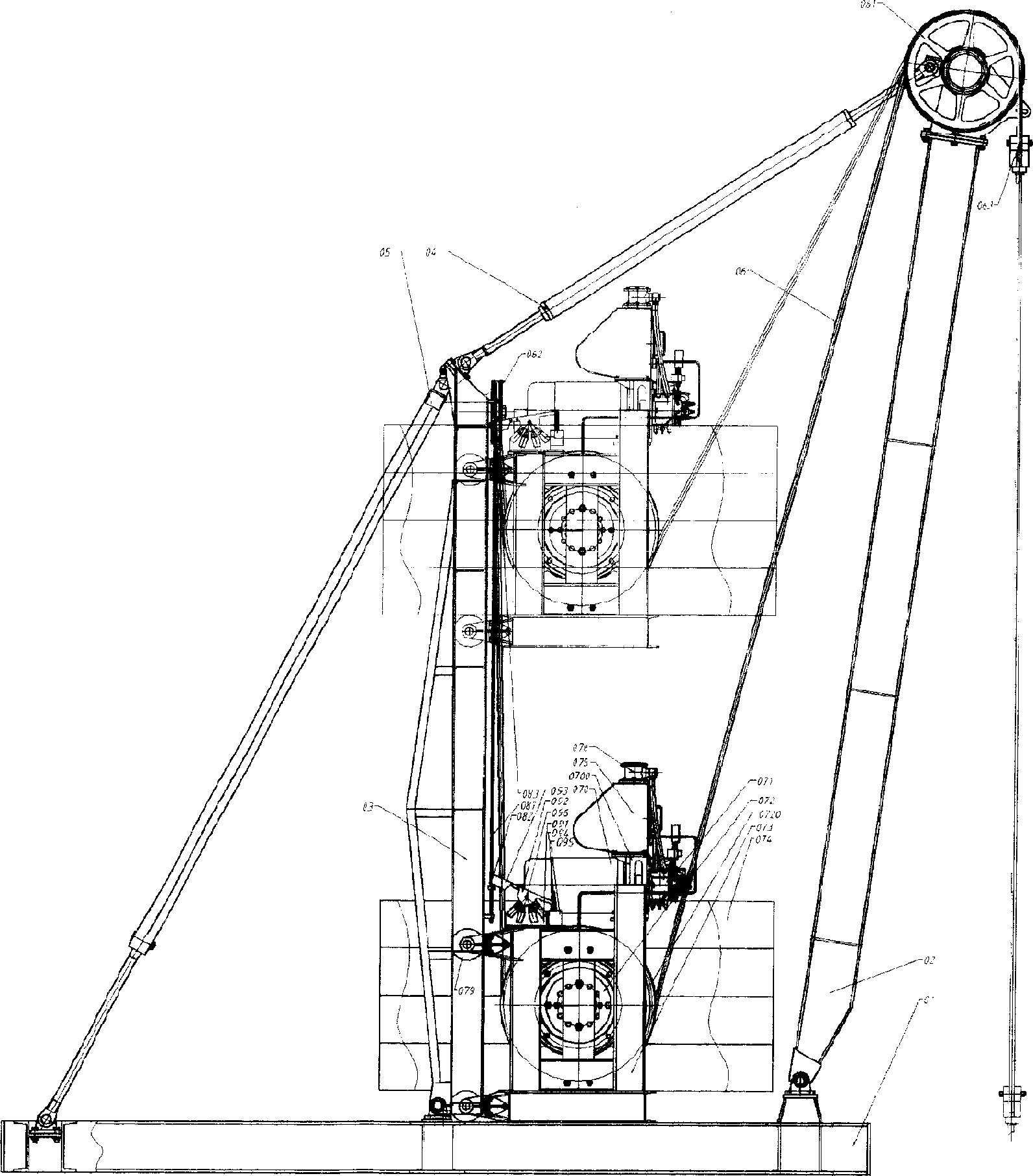 Reciprocating petroleum beam-pumping unit with hydraulic transmission