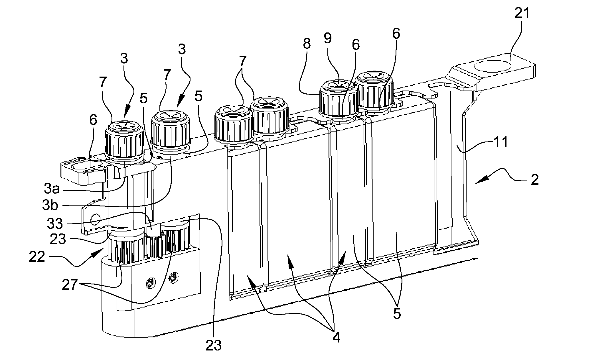 Analysis unit for analysis device