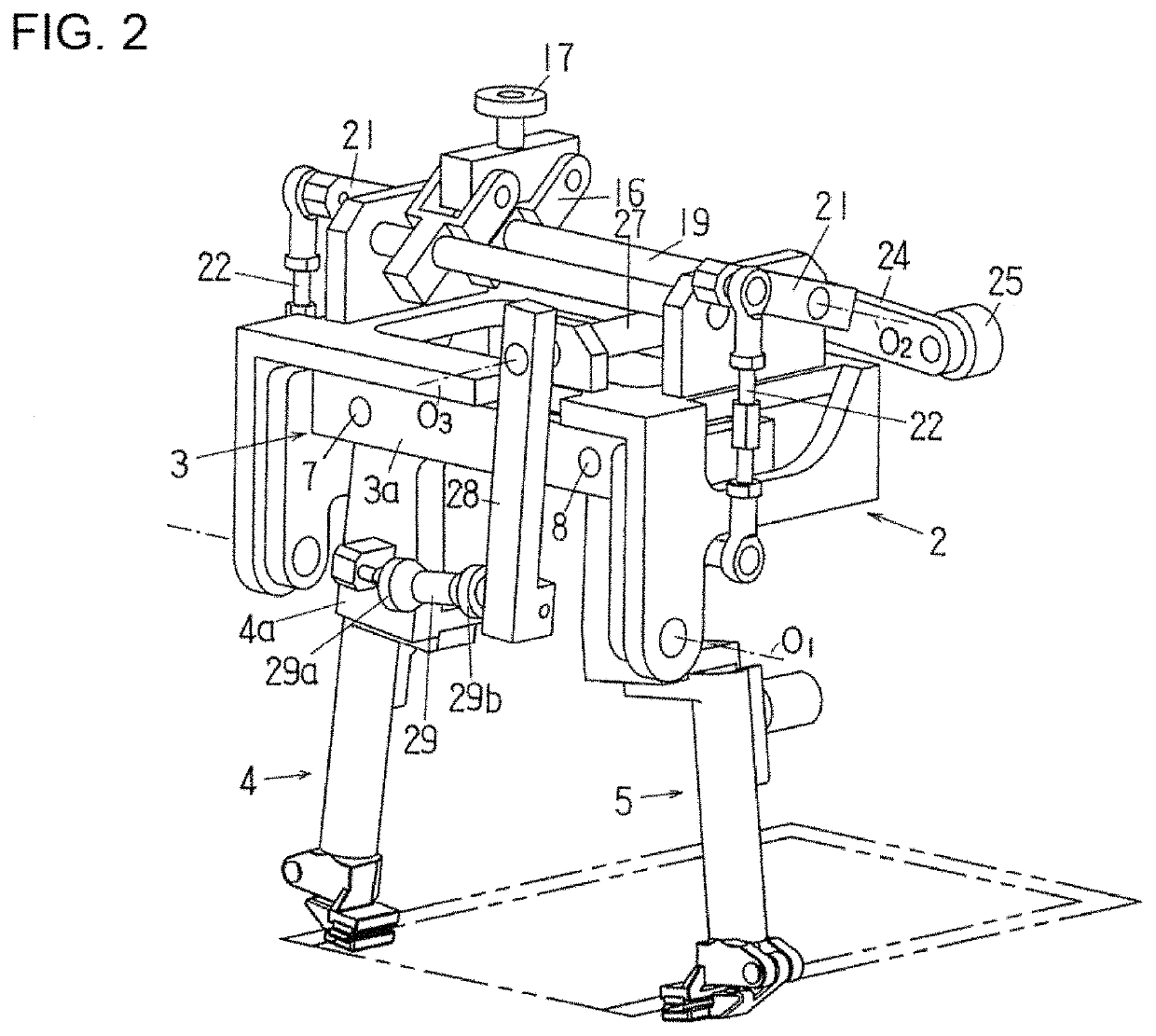 Gripper device for a bag filling and packaging machine