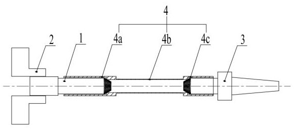 Machining method for thin-wall long pipe casting