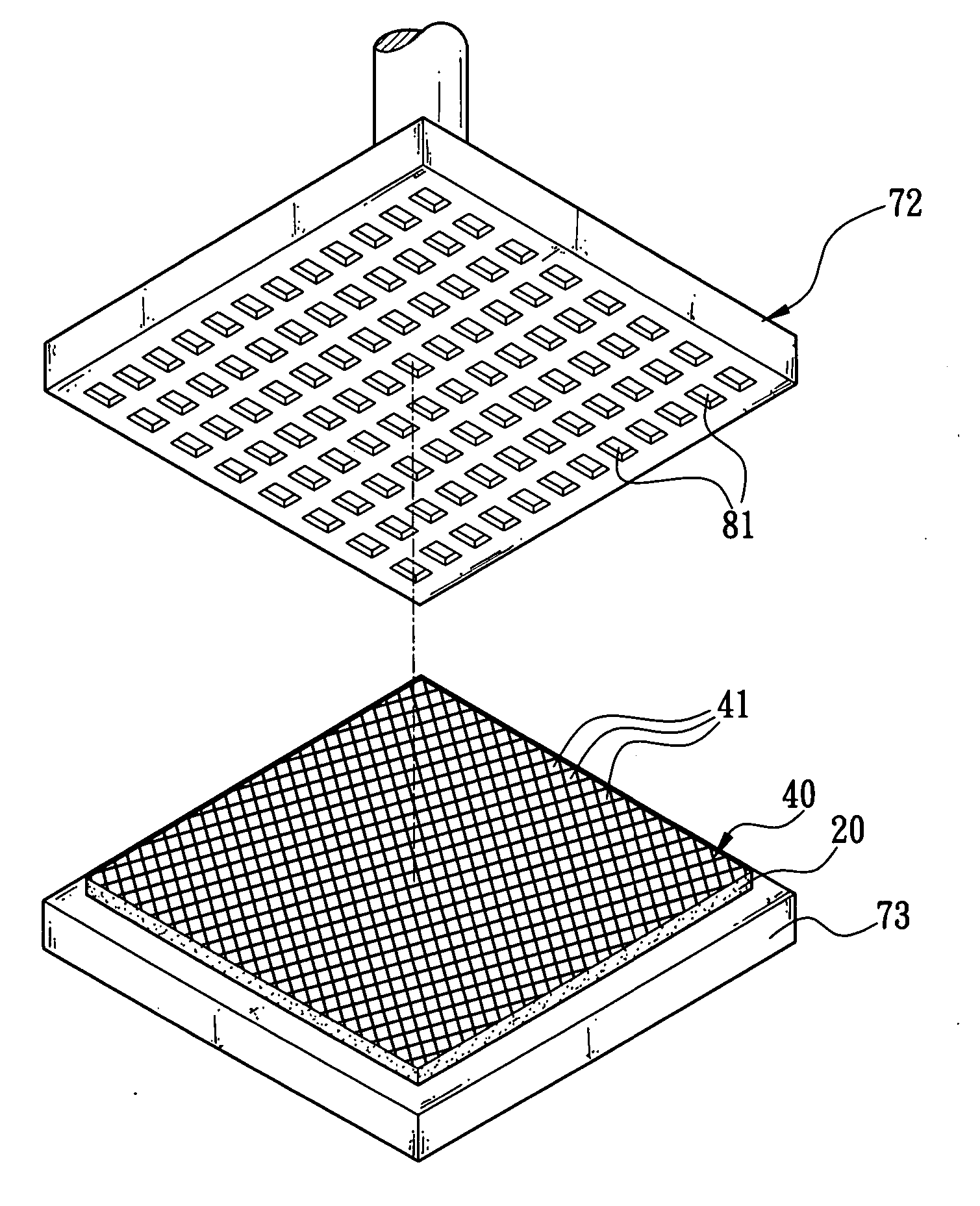 Method for manufacturing slippery-proof foam materials having protruded threads