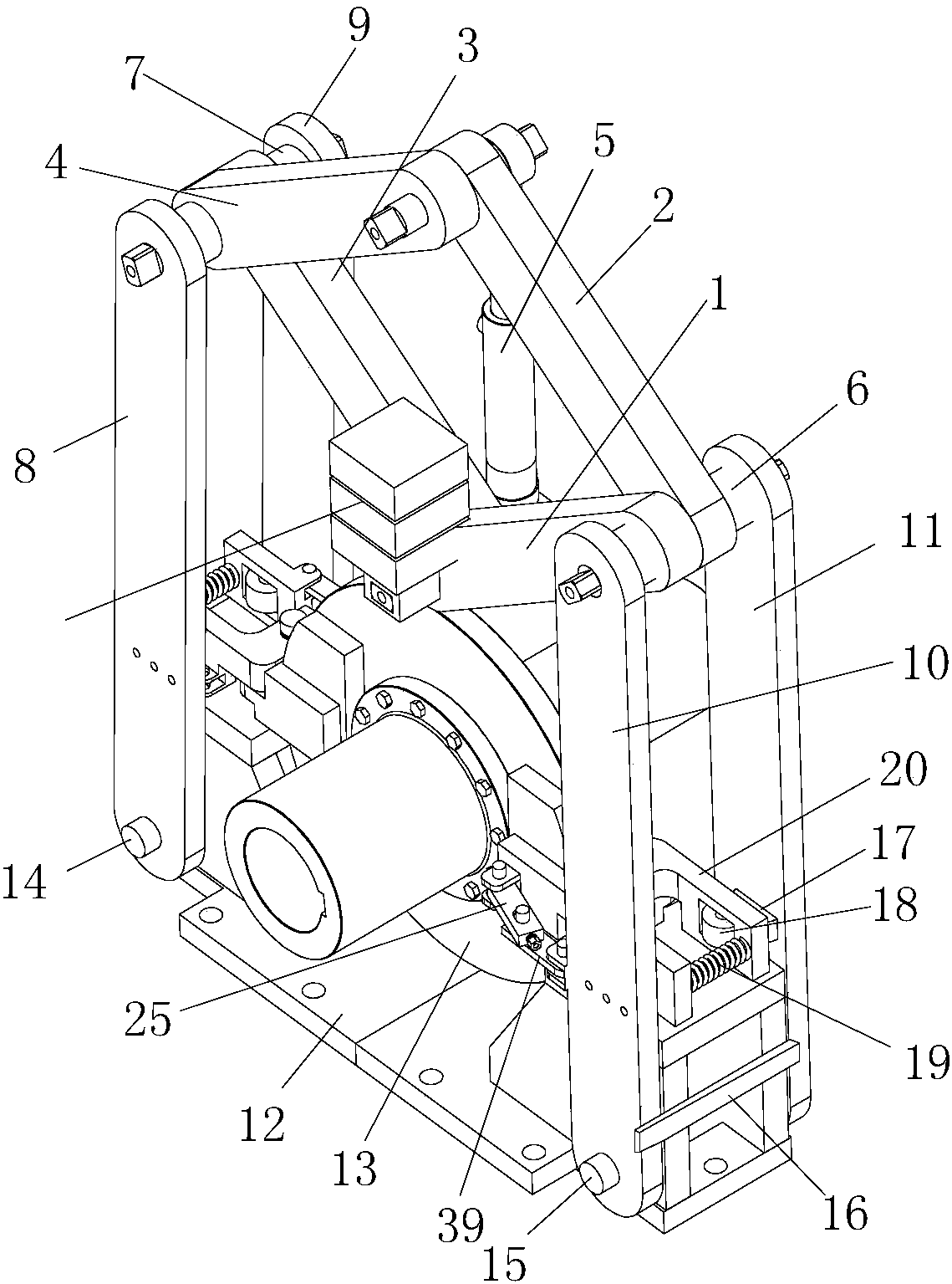 A Gravity Driven Caliper Disc Brake