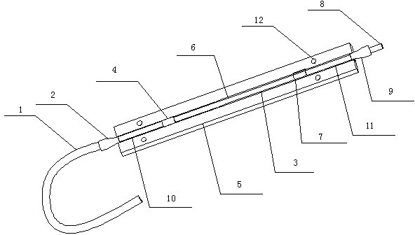 Surface fiber Bragg grating sensor with double packaging layers and manufacturing method of surface fiber Bragg grating sensor