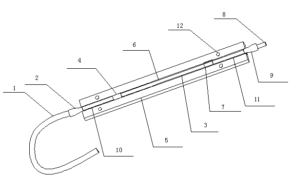 Surface fiber Bragg grating sensor with double packaging layers and manufacturing method of surface fiber Bragg grating sensor
