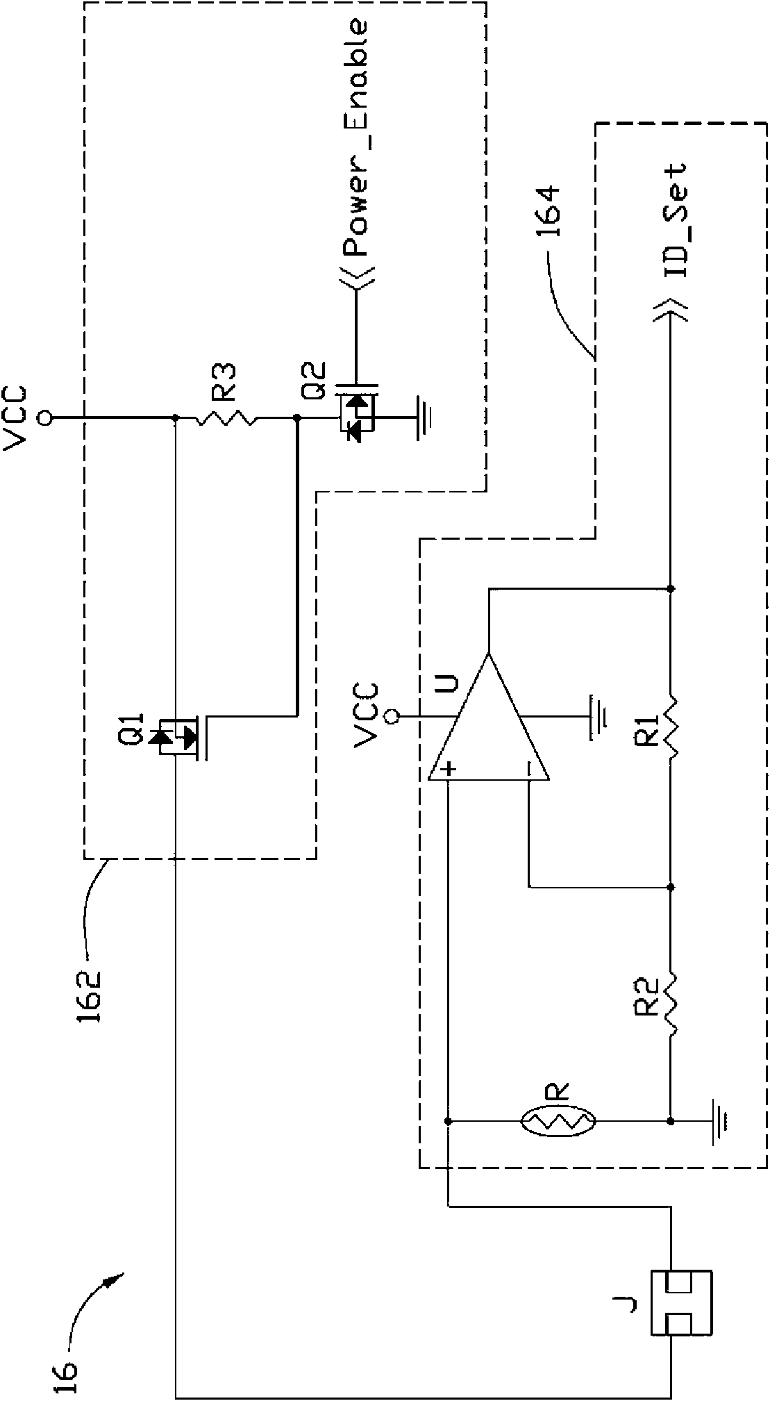 Master device and slave device communication circuit
