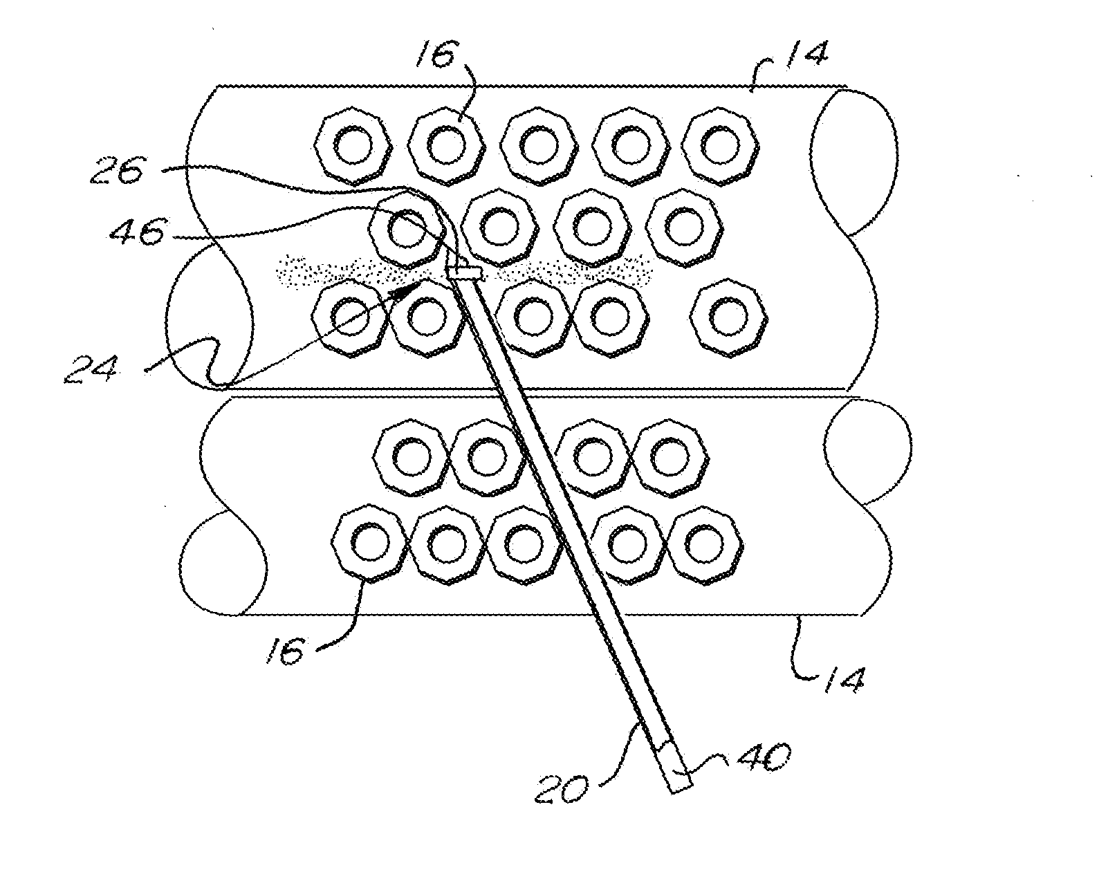 Tube spreading device and boiler cleaning system