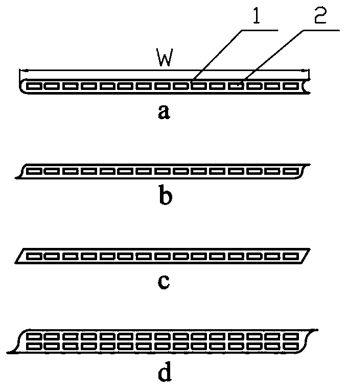 A combined flat honeycomb ceramic membrane and its preparation method