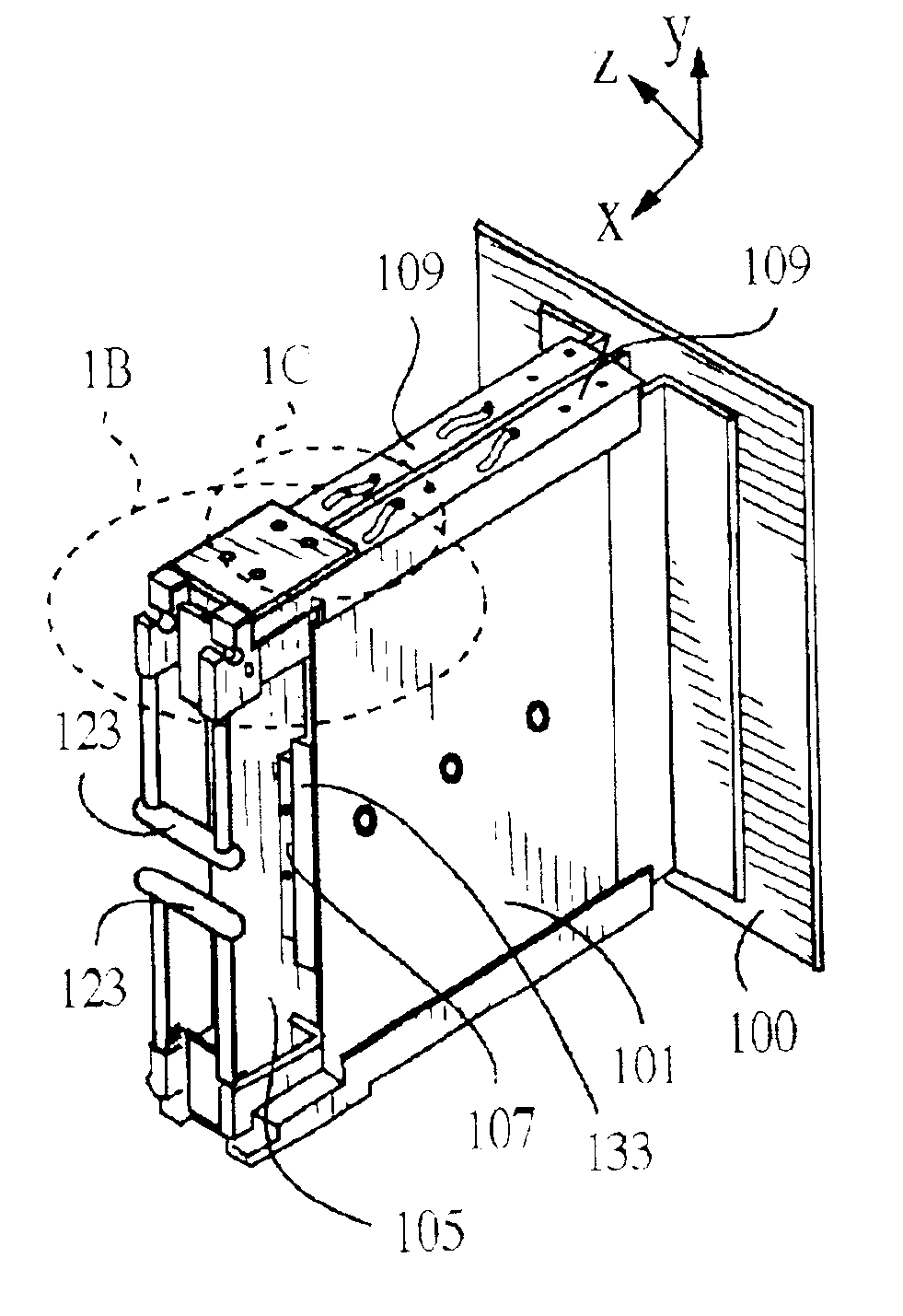 Thermal connector for cooling electronics