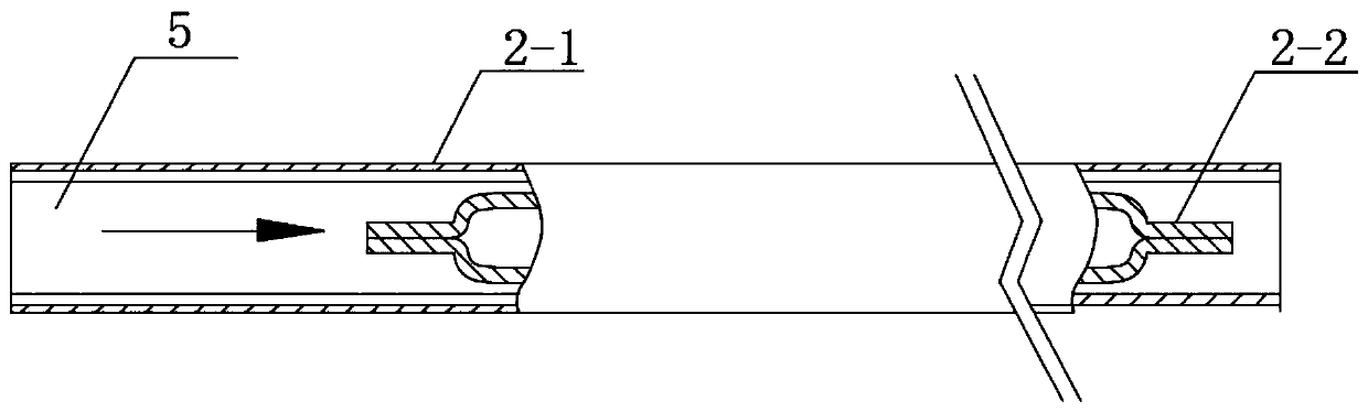 Stacked sleeve type condenser