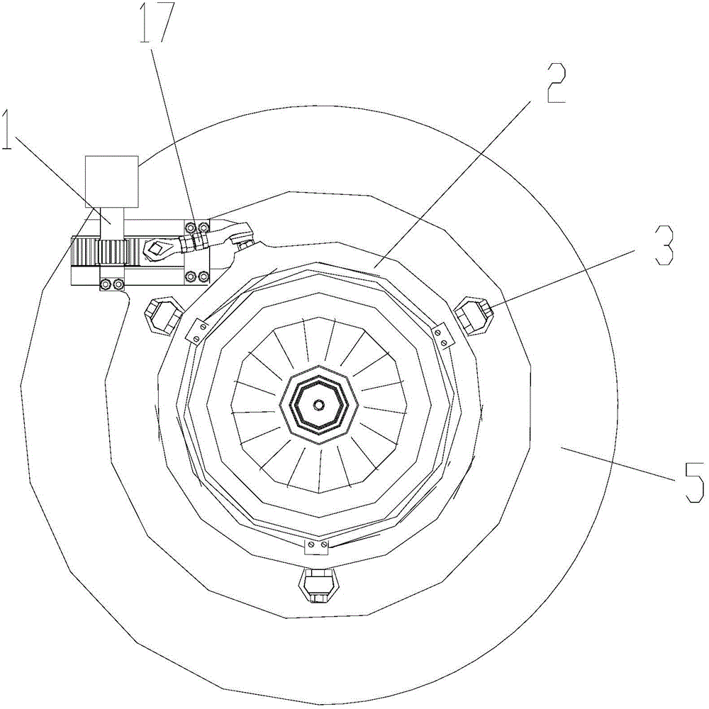 Adjusting structure of centrifugal compressor and centrifugal compressor