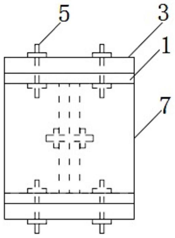 Fabricated steel structure beam-column energy dissipation connector