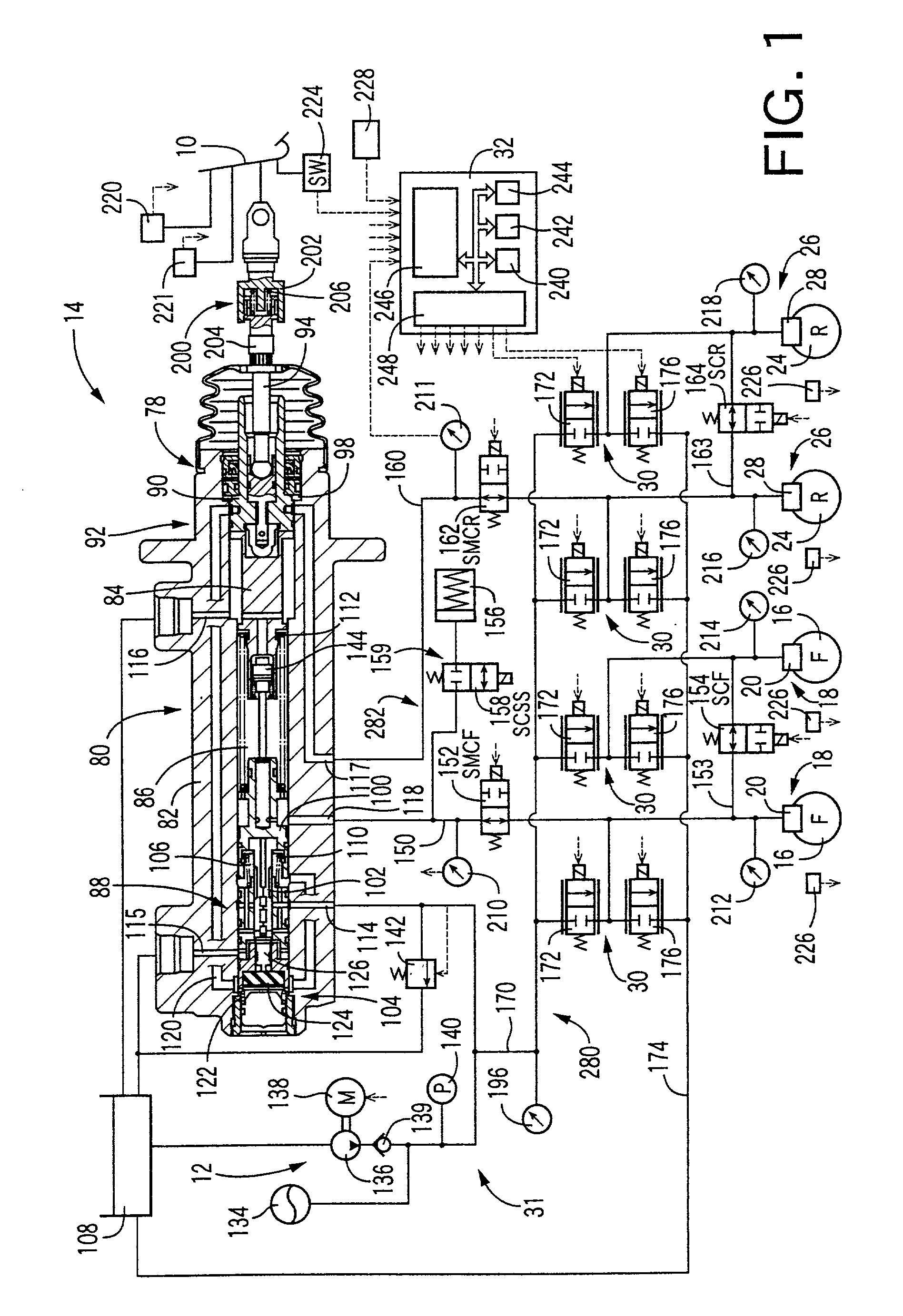 Braking pressure control apparatus capable of switching between two brake operating states using power-operated and manually operated pressure sources, respectively
