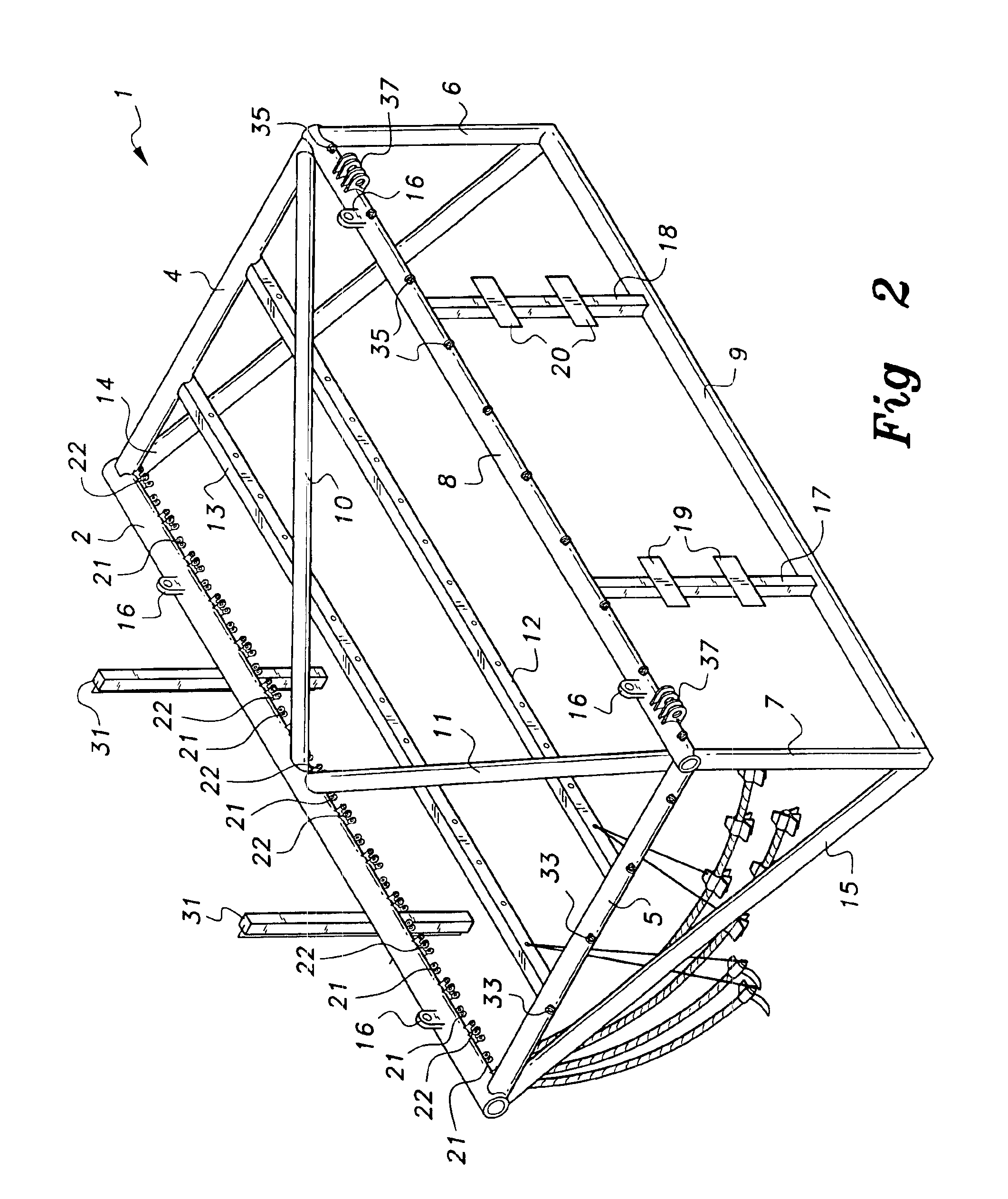 Anti-mine unit