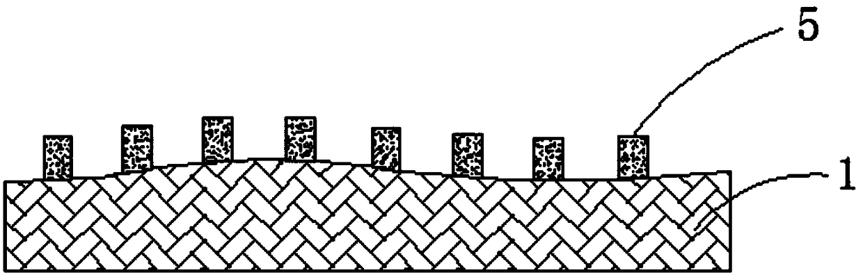 A high-pixel infrared focal plane detector and its preparation method