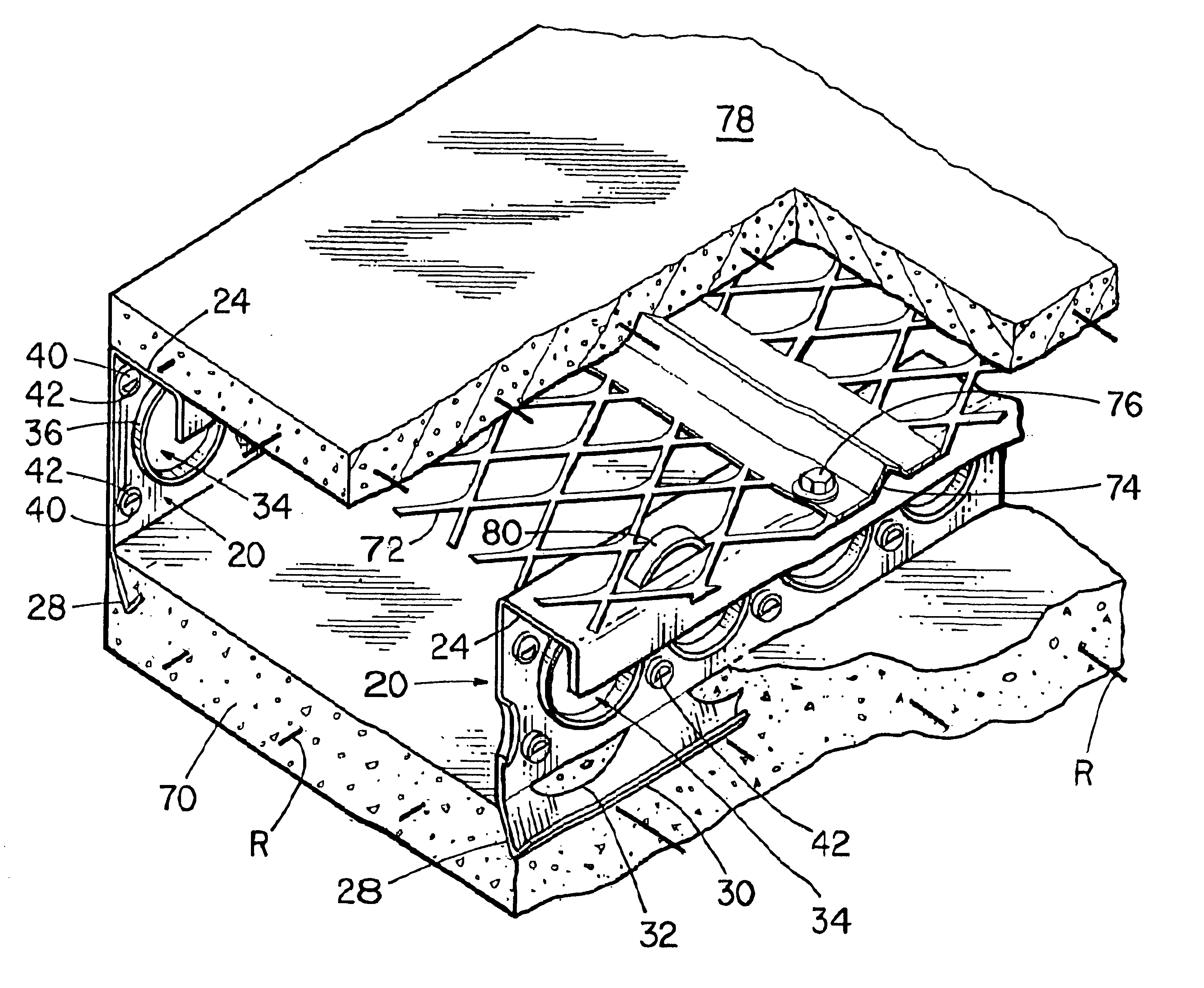 Sheet metal stud and composite construction panel and method