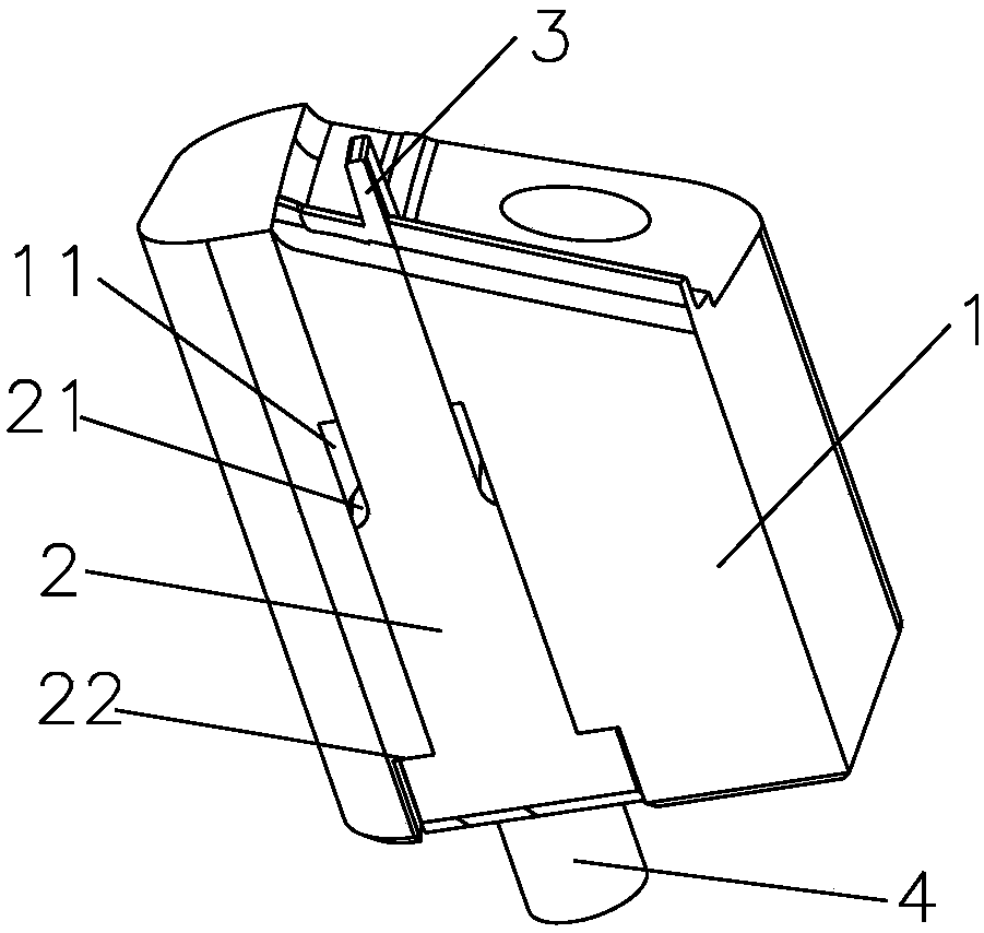 First-color sealant insert structure of double-color mold