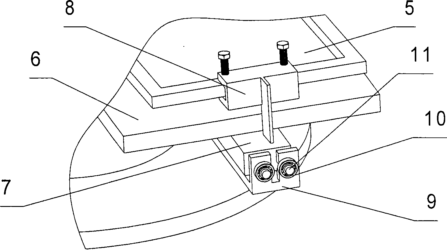 Positioning device for manual silk-screen wheel transfer printing machine