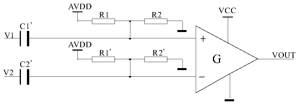 A front-end processing circuit for physiological electrical signal acquisition