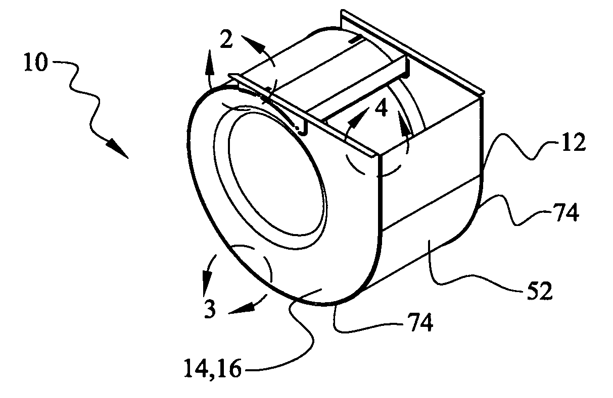 Blower housing and method of manufacture