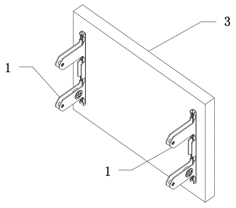 Multi-buckle connection structure of front panel and side panel of drawer