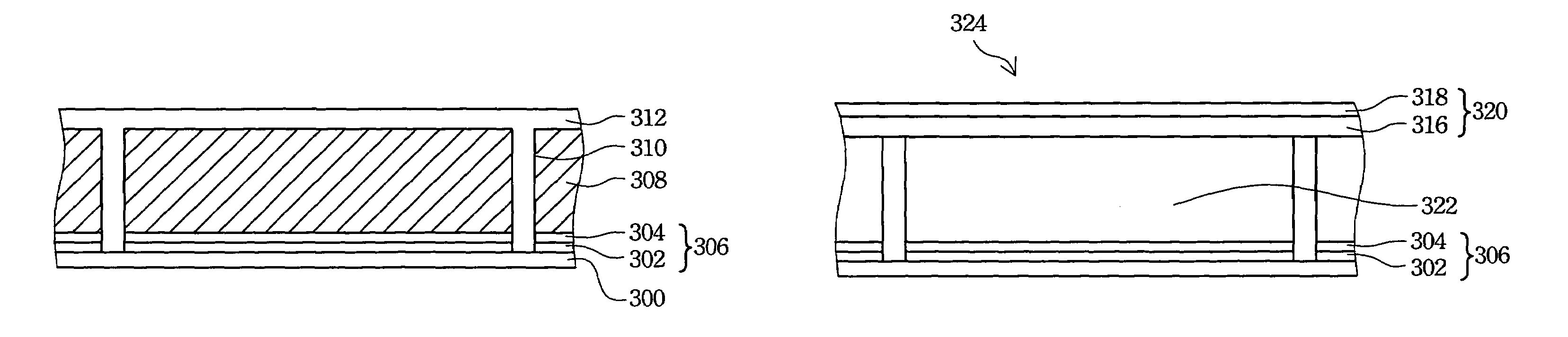 Structure of an optical interference display unit