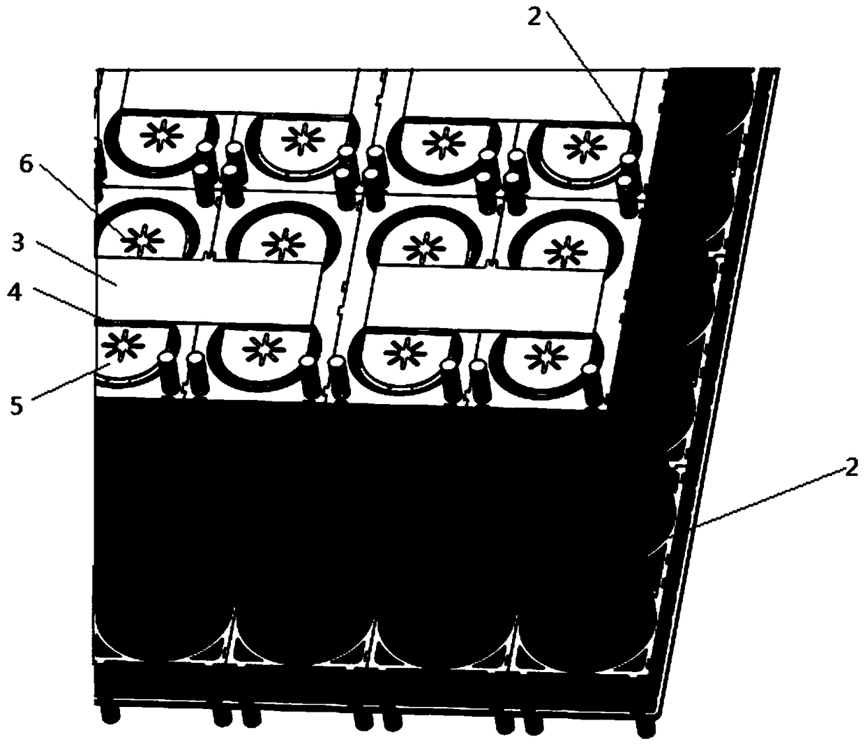 A lithium battery bus piece device and a method thereof