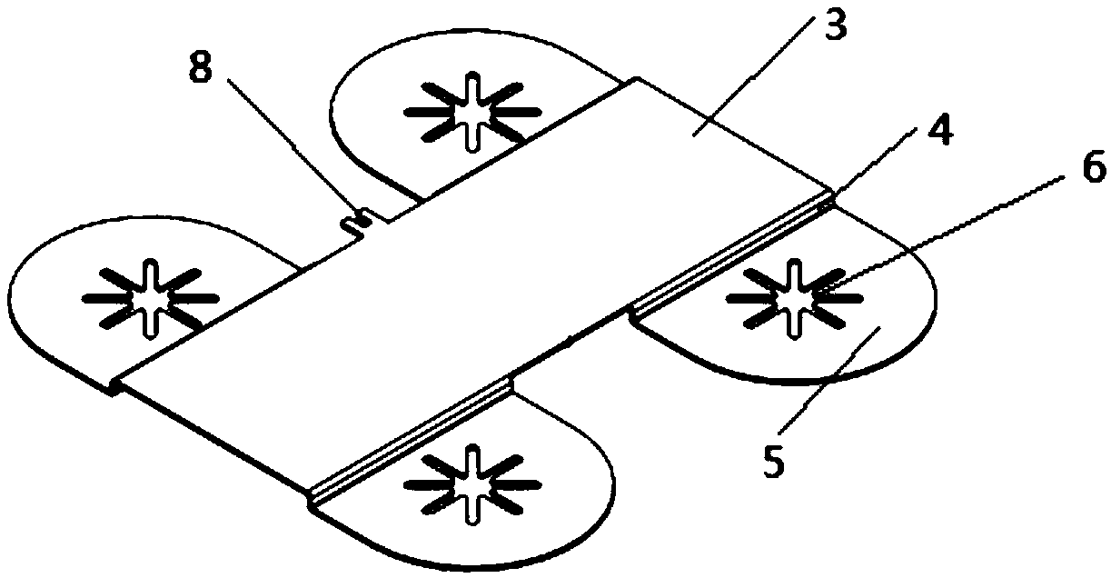 A lithium battery bus piece device and a method thereof