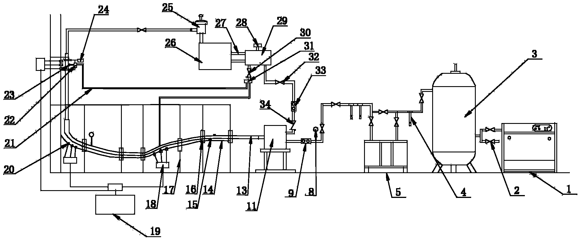 Gas well liquid-carrying mechanism visualization simulation experiment device of complex structural well