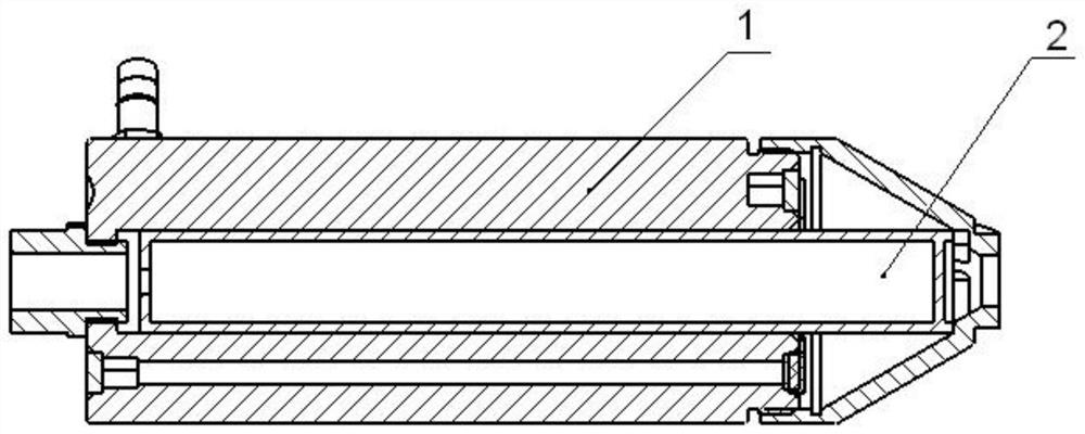 Water cooling device of steelmaking furnace infrared imaging temperature measurement system