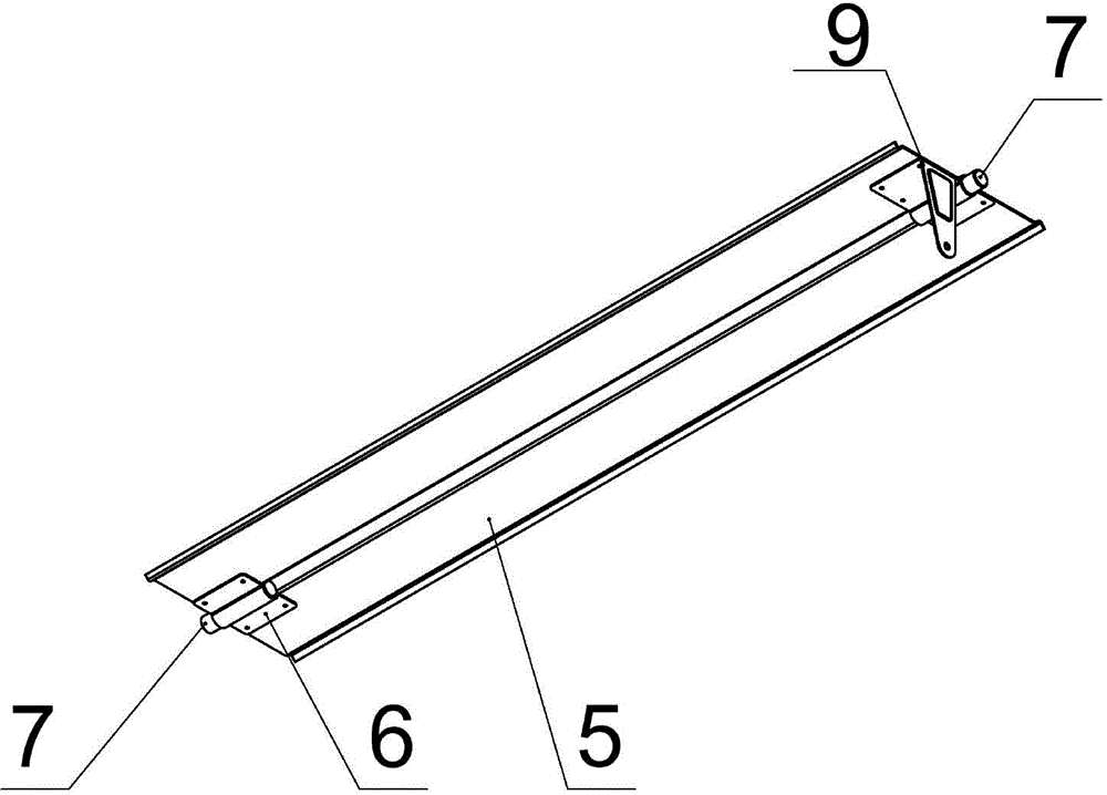 Manual steel rainproof shutter