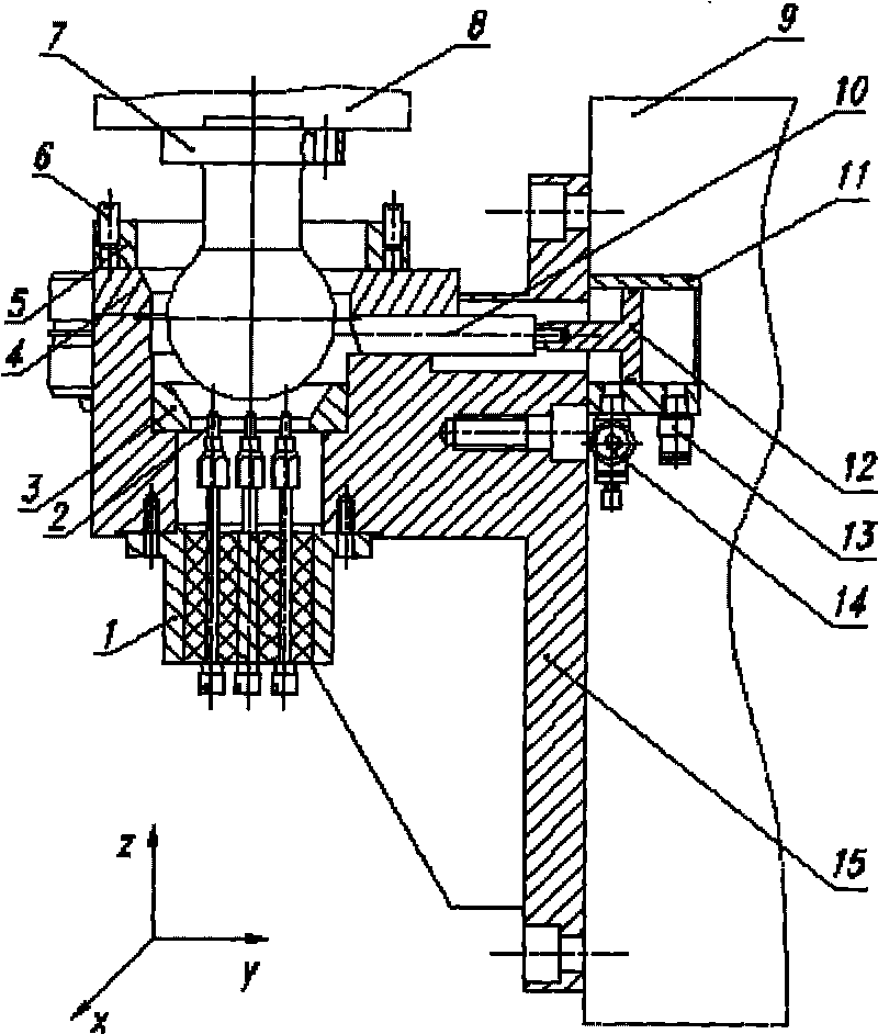 Method and device for precisely positioning large part of airplane in place