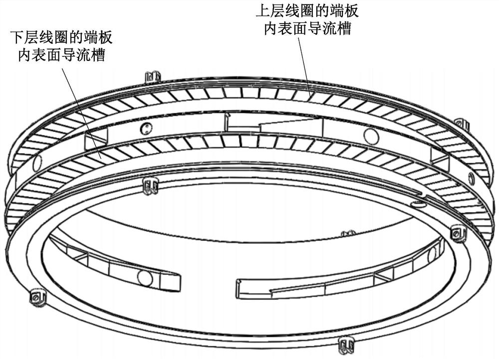 Superconducting radial thick coil for superconducting cyclotron, and winding and dipping method of superconducting radial thick coil