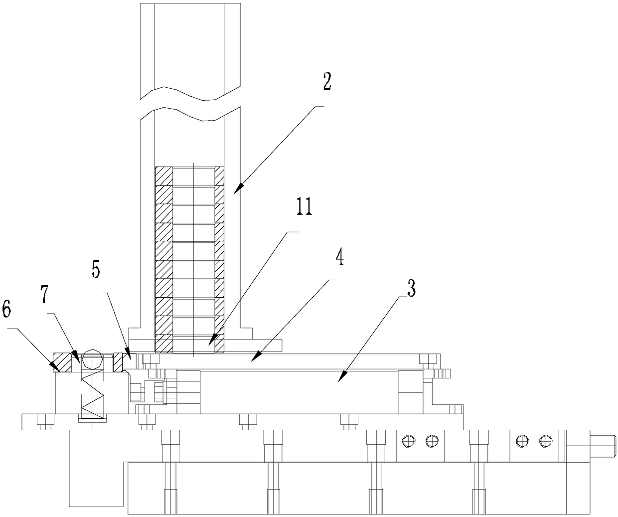 Automatic discharging stock bin