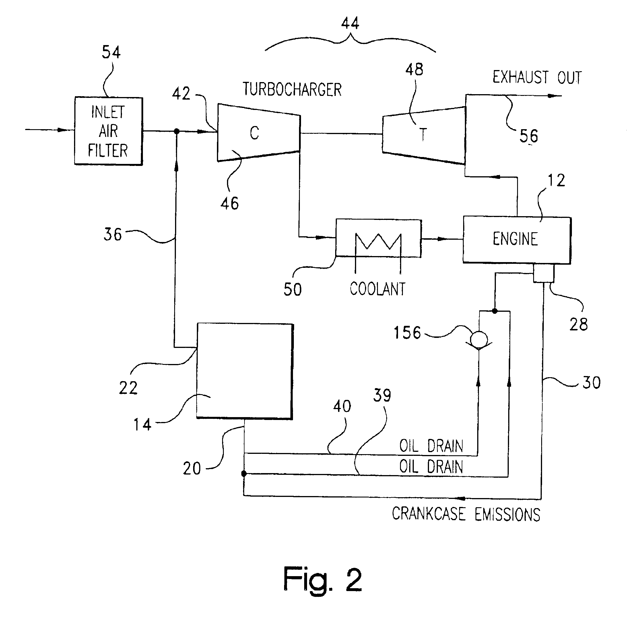 Filter element and assembly with continuous drain